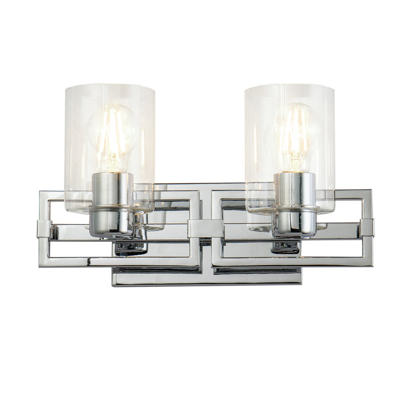 Meuble-lavabo 2 lumières Alion, Chrome