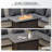 Rectangle Steel Propane Smokeless Fire Pit Table