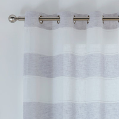 Cliften Semi Sheer Curtain Single Panel