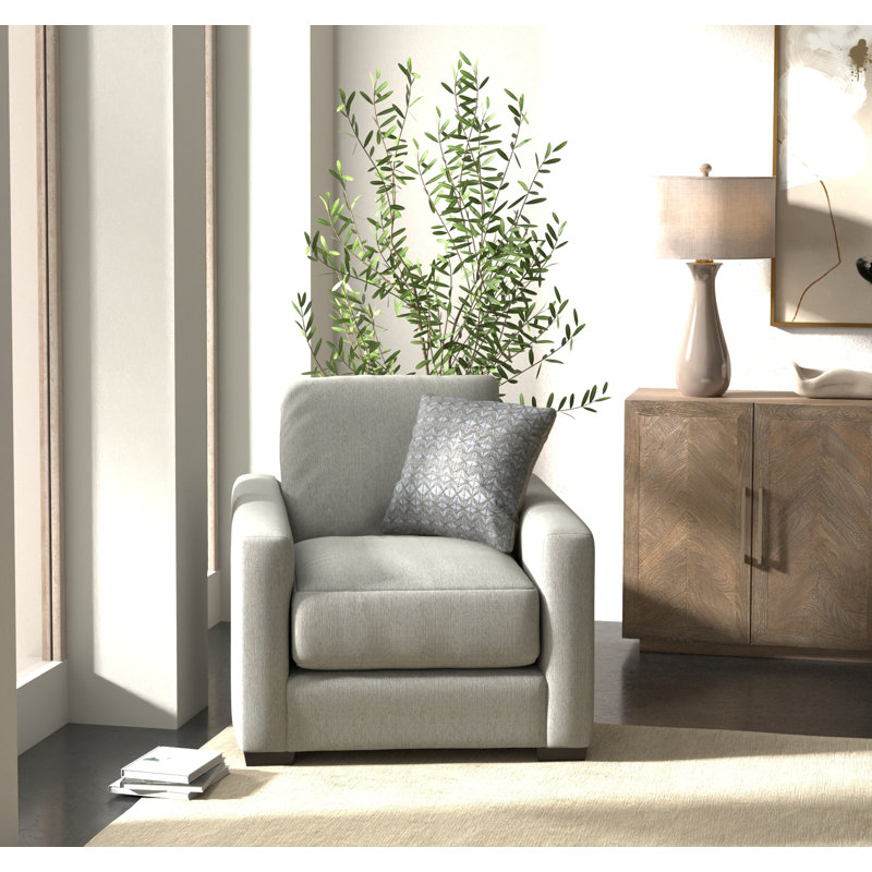 Mornimont Upholstered Accent Chair, Dove Gray 100% Polyester