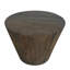 Table de bout cylindrique en bois massif