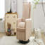 Fauteuil inclinable pivotant à bascule, fauteuil inclinable à bascule oscillant, fauteuil à bascule pour chambre à coucher, peluche-154637946