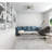 46" Anslee 5 - Blade LED Flush Mount Ceiling Fan with Pull Chain and Light Kit Included-17799250