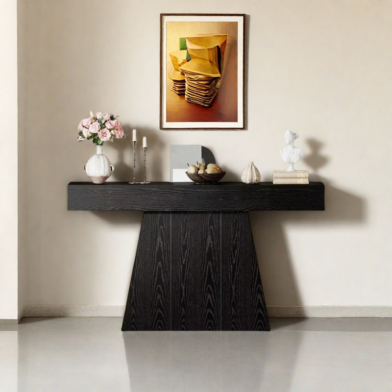 Rural Retro Console Table, 35.43" H x 78.74" W x 13.78" D