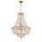 Sansom 22'' Aged Brass Chandelier
