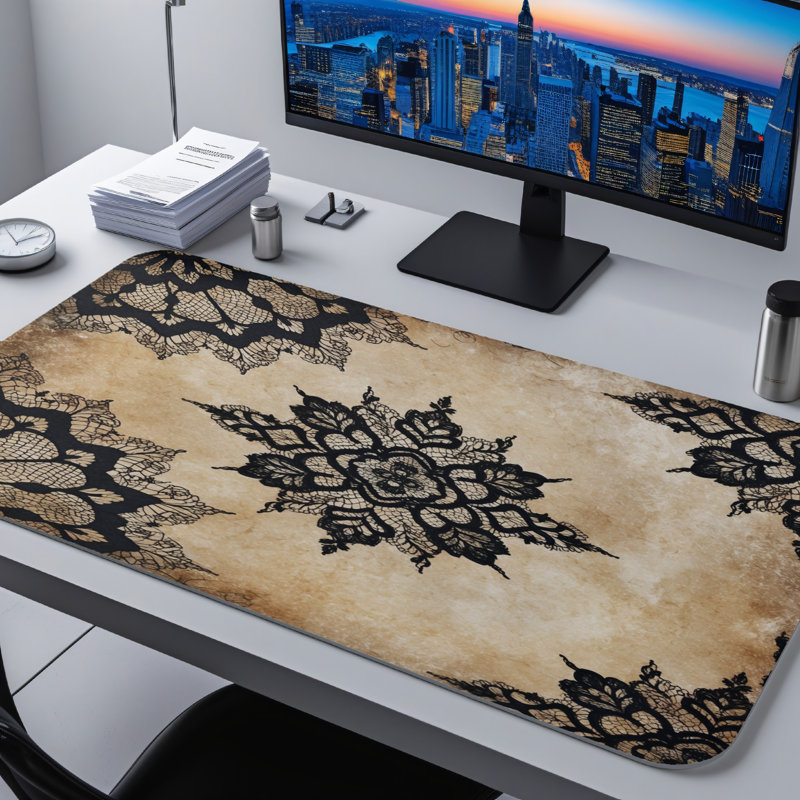 Polyester Desk Pad, 31.5x15.5