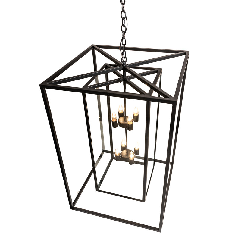 28" Square Kitzi Box Pendant