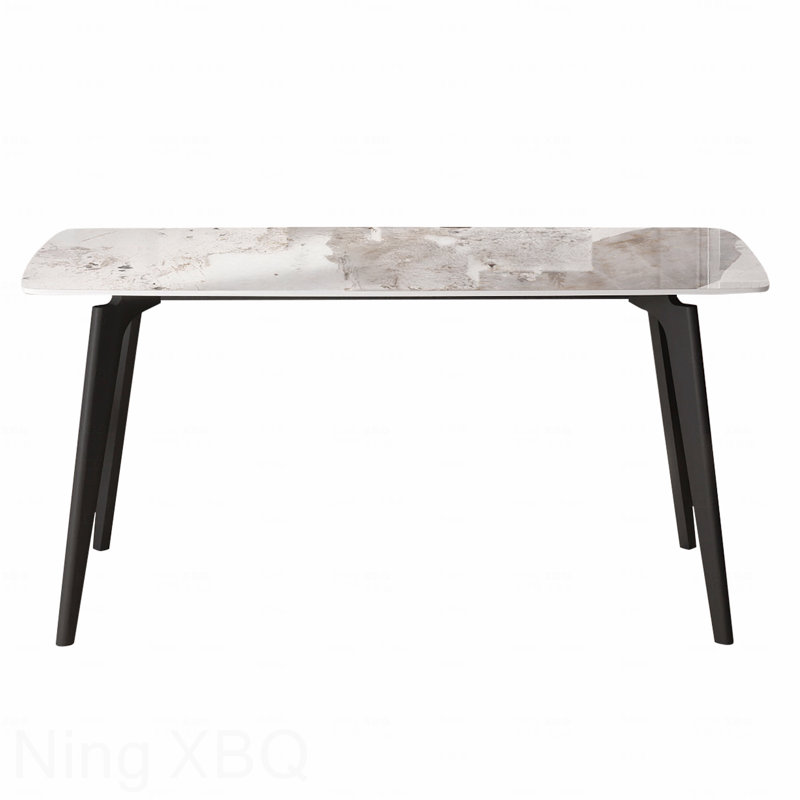 Table de salle à manger 62,99 po, Blanc / beige