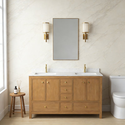 60" Bathroom Vanity with Sink