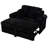 Round Armrest Small Sofa Comfortable Short Plush Sofa Bed With Removable Cushion-437557289