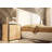 Vegan Leather Panel Bed-90681711