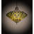 Meyda Tiffany & Stained Glass 3 - Light Mahogany Bronze Unique/Statement Pendant