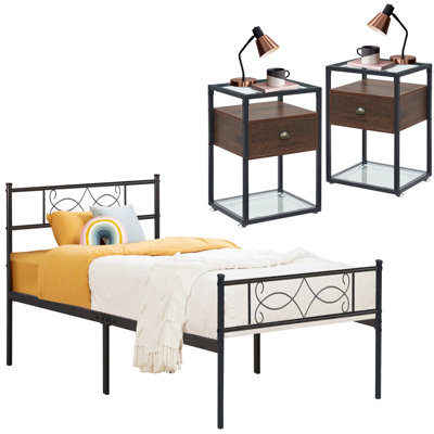 Alsa Steel Piece Bedroom Set