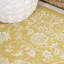 Tapis intérieur / extérieur jaune / crème Delcine-469351803