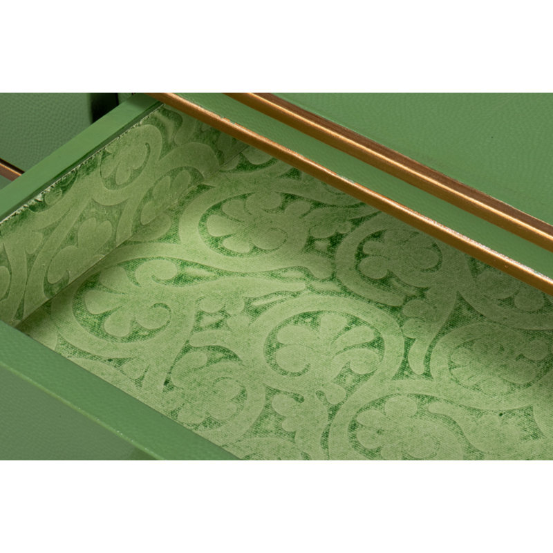 Shagreen Writing Desk, Green