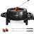 Electric Fondue Pot Set For Melting Chocolate Cheese, 3 Quart Fondue Set With Adjustable Temperature Control And 8 Colour-coded Forks, 1000w Non-stick Fondue Maker For Dessert, Oil And Broth