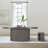 Ayniah 75" Oval Dining Table in Gray Concrete