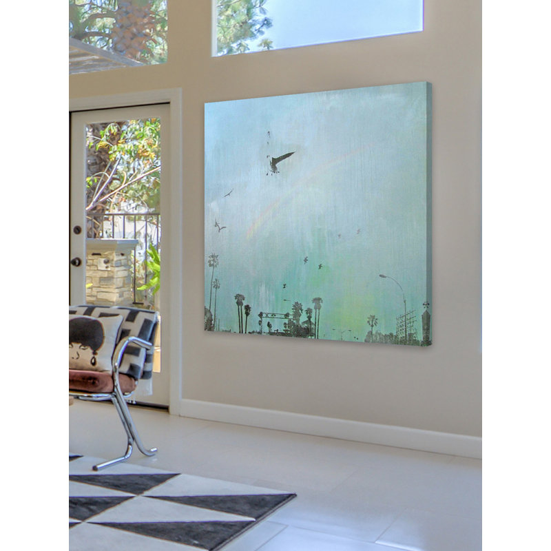 « end of the arc-en-ciel », impression sur toile tendue, H 32 po x l 32 po