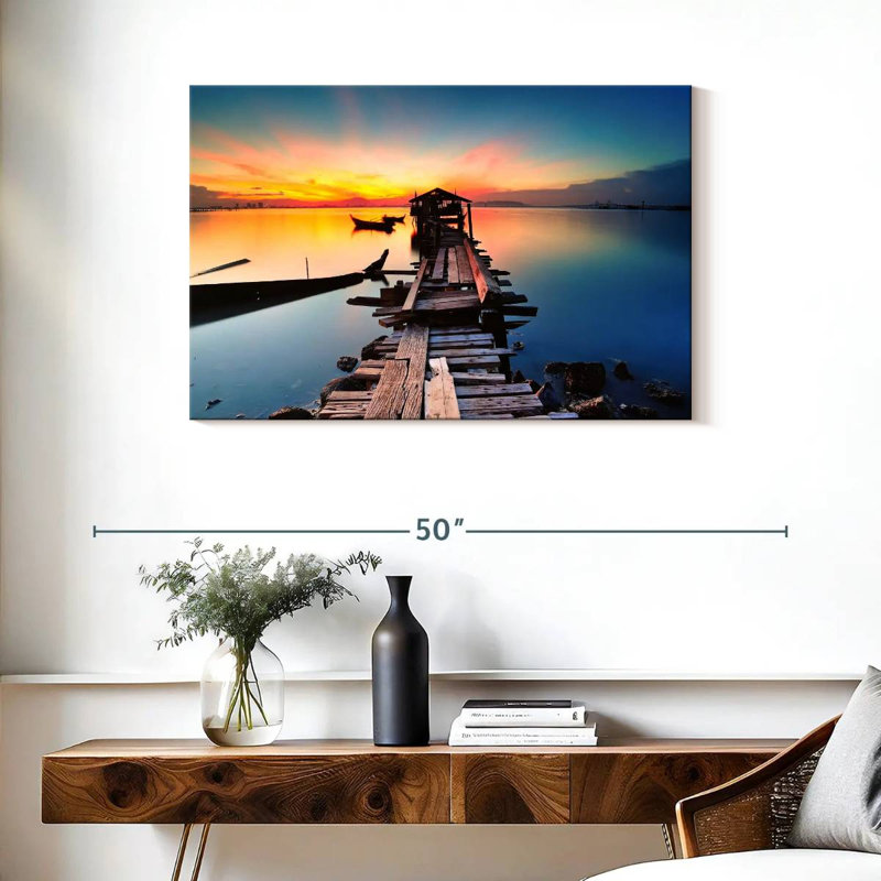 Aletra Jelutong Penang Fishing Pier, 24" H x 36" W