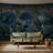 Muted Green Wallpaper Olive Navy Wall Mural-2128099606-2128099603