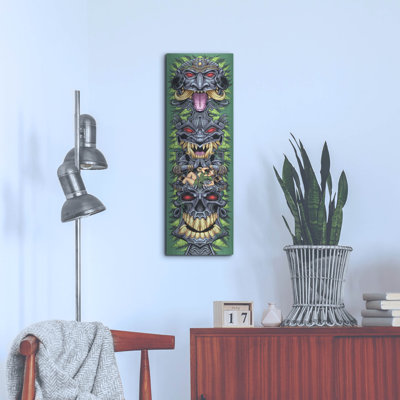 «Aztec Tiki Totem Skateboard» par Flyland Designs