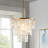 Layered Capiz Chandelier