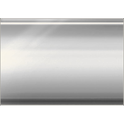Table basse, accent, cocktail, rectangulaire, salon, L 44 po, verre trempé transparent, métal chromé, contemporain, moderne