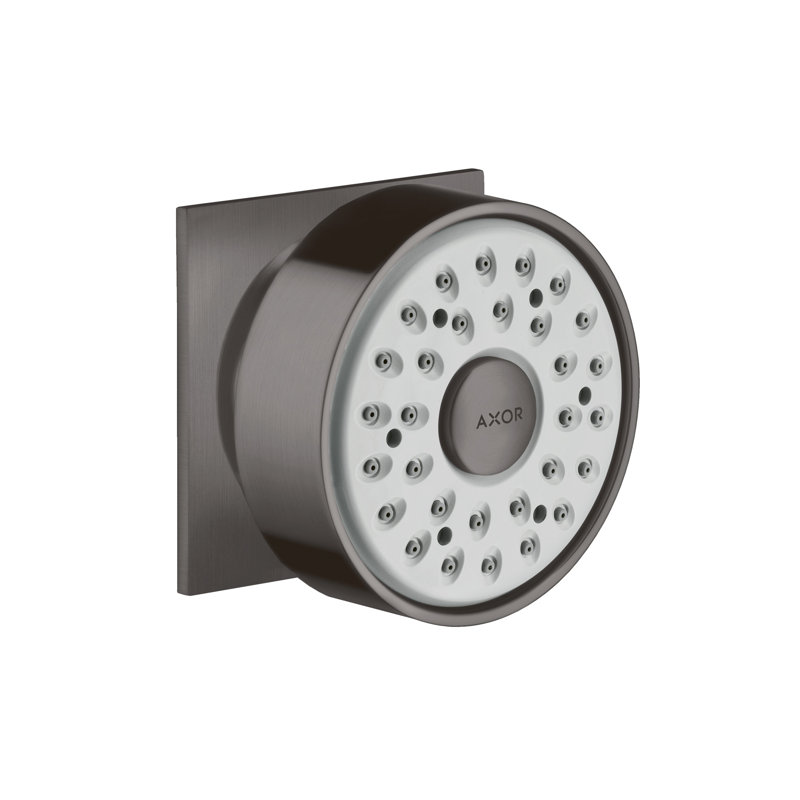 AXOR Starck Bodyspray Square, Brushed Black Chrome