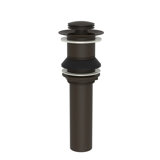 Push Pop-Up Bathroom Sink Drain with Overflow Holes