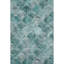 Tapis bleu sarcelle lavable à la machine de qualité supérieure Cerrito AMF594-105149105