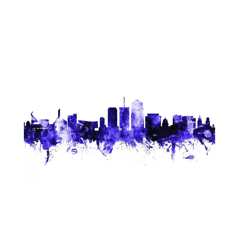 Tucson, Arizona Skyline by Michael Tompsett - 1 Piece Wrapped Canvas Wall Art, 66.04 cm H x 45.72 cm W x 1.91 cm D