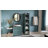 Modern Four-Tier Glass Door Cabinet-1490612259