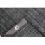 Tapis noir / gris de haute qualité noué à la main-75865068
