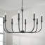 Lustre classique / traditionnel à 8 lumières à intensité variable Decklan