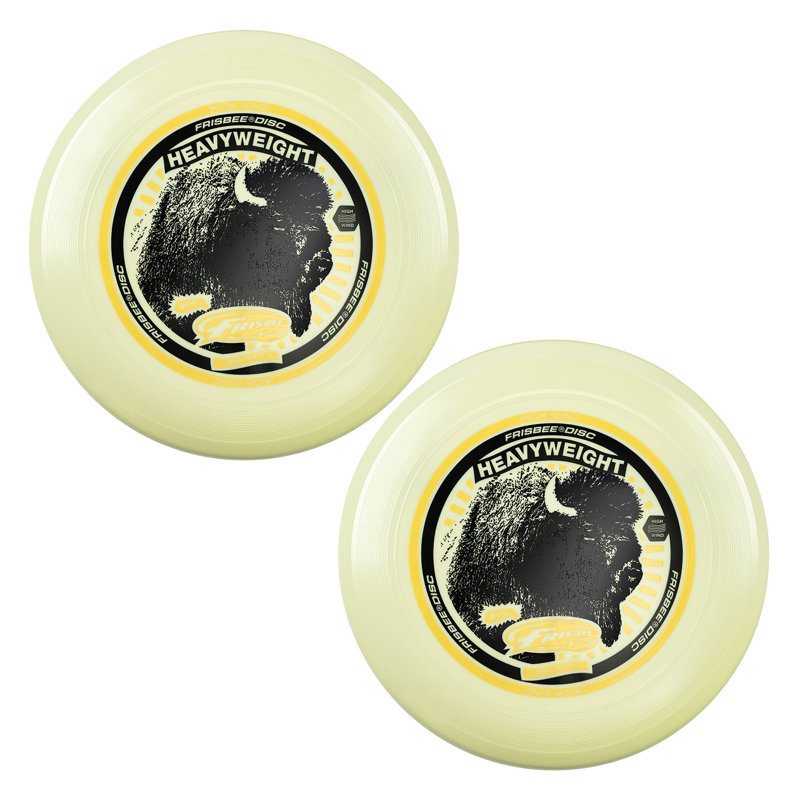 Wham-O Frisbee poids lourd 200 g, longue distance de 11 pouces et disque durable - paquet de 2