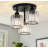 Crystal Semi Flush Mount Ceiling Light-1567602863