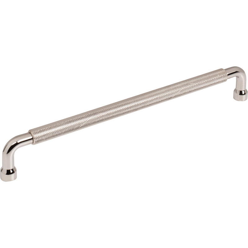 Garrison Bar Pull, Polished Nickel, 8 13/16" Center To Center