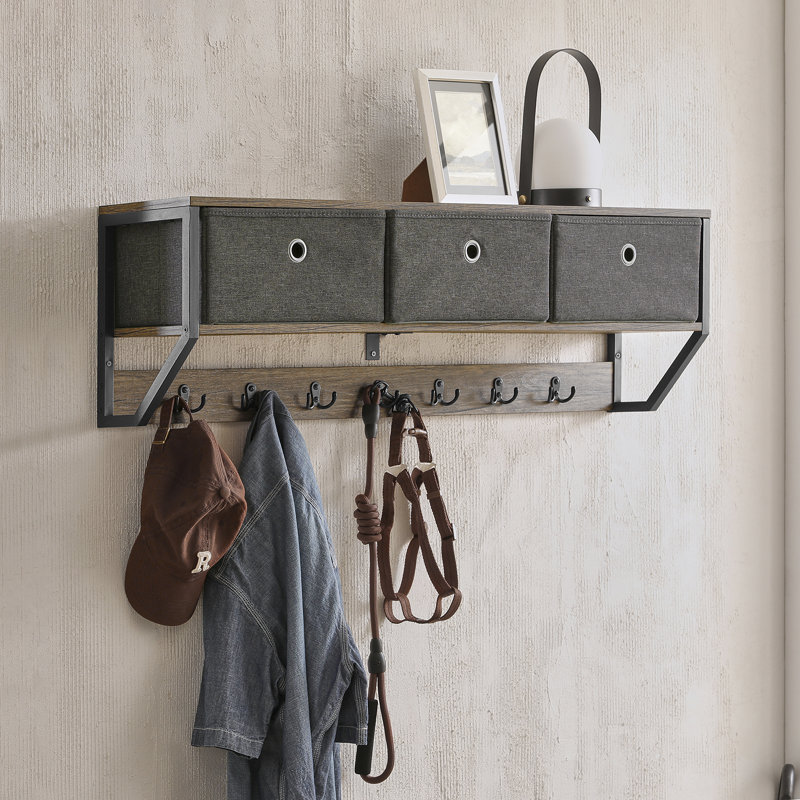 Ghazi Wall 7 - Hook Wall Mounted Coat Rack