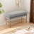 End Of Bed Bench With Shelf-488488539