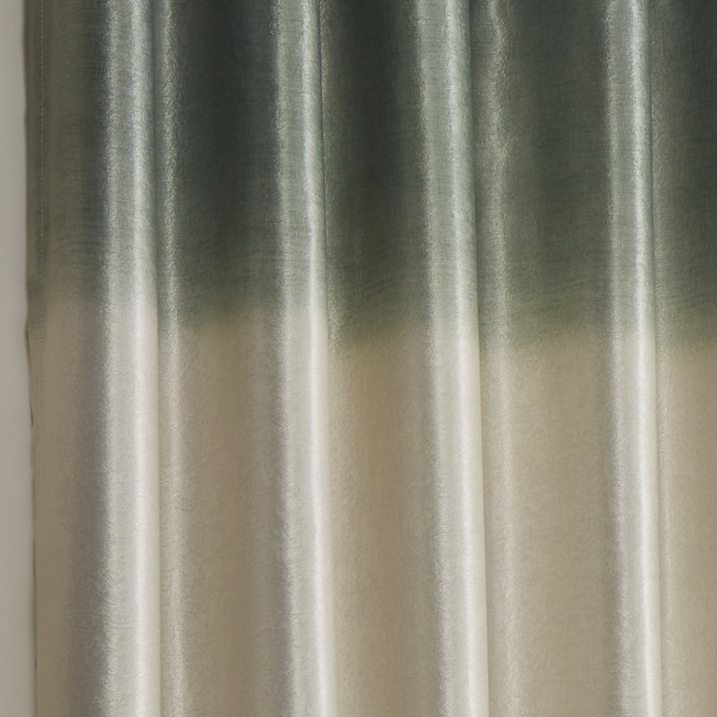 Ombre Strata Blackout Curtain Pair, Width 117 x Drop 137 cm, Green