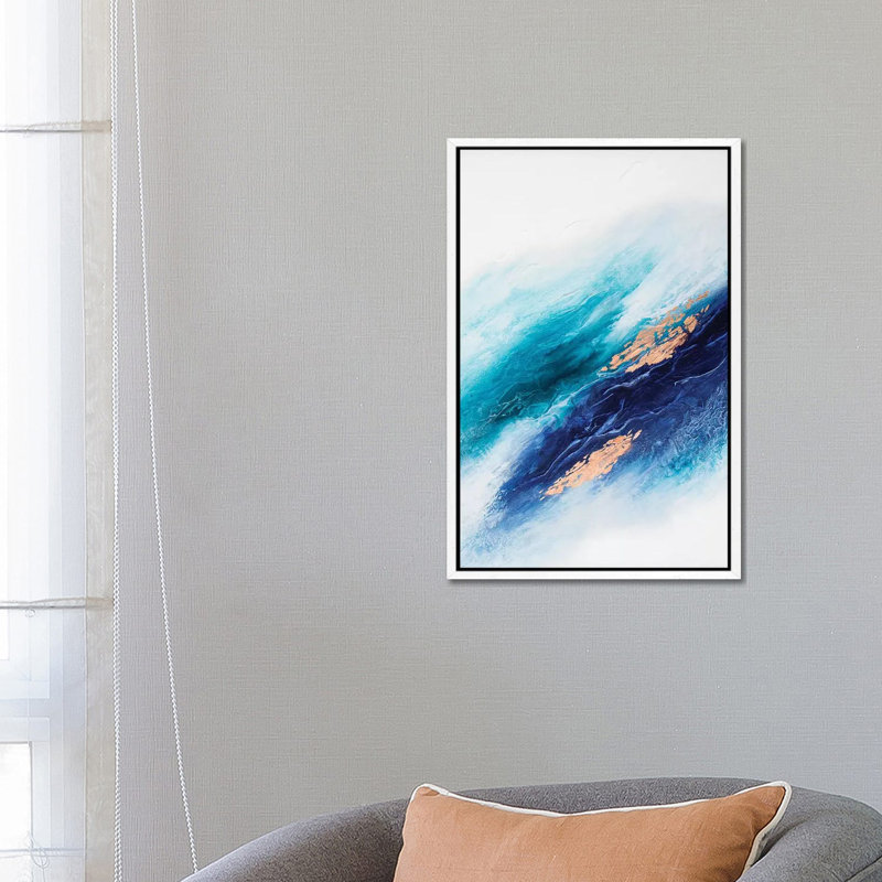 Calming Serenity - Print on Canvas, 66.04 cm H x 45.72 cm W, White Framed