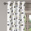 Rideaux à œillets décoratifs East Urban Home Tribal 2 panneaux 50 po jaune noir blanc-1195660399