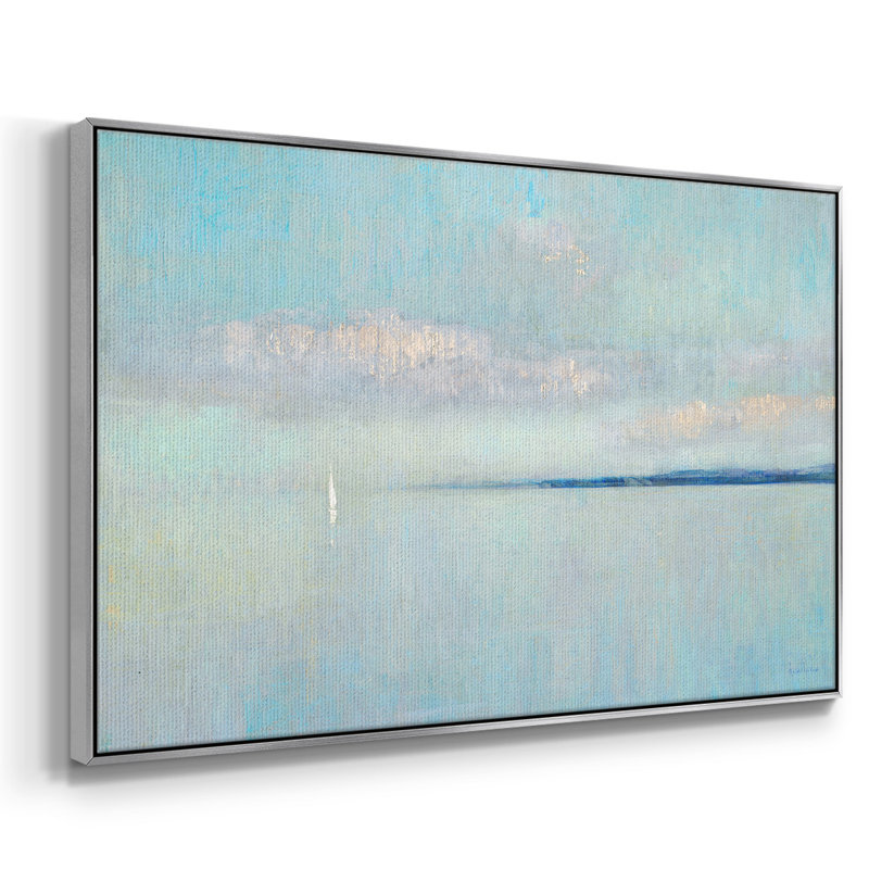 " Sunrise Haze ", Silver Framed, 25" H x 37" W x 2" D