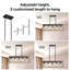 Lustre suspendu industriel 32 lumières à 5 lumières, cage moderne en métal, luminaire suspendu réglable pour la salle à manger, la cuisine et le salon (sans ampoules)