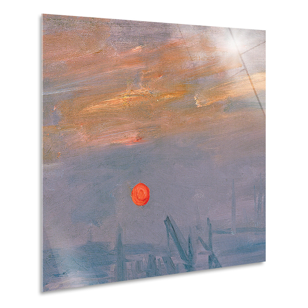 Wandbild rising sun von Claude Monet