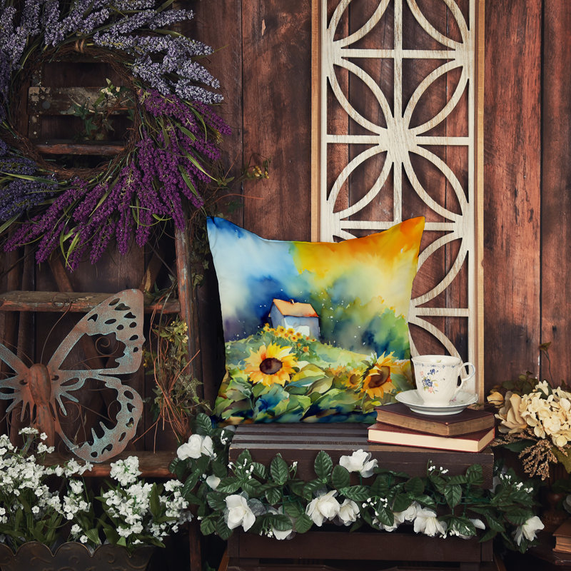 Other/No Pattern Outdoor Throw Pillow, 14" H x 14" W