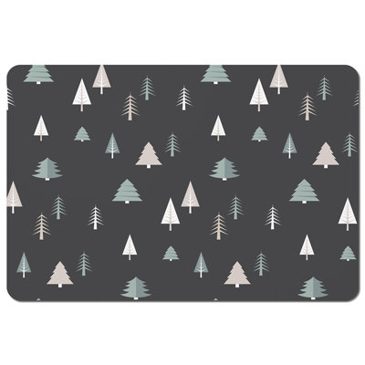 Freeman Wood/Bamboo, Polyester No Pattern Rectangle Placemat