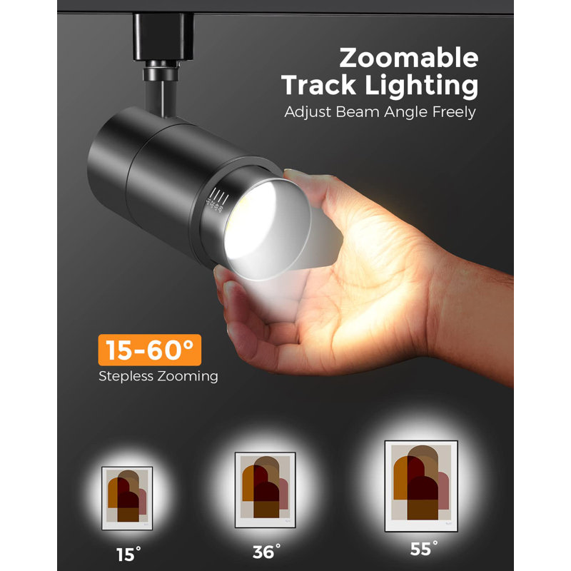 Éclairage sur rail à DEL 20W, type H, paquet de 6