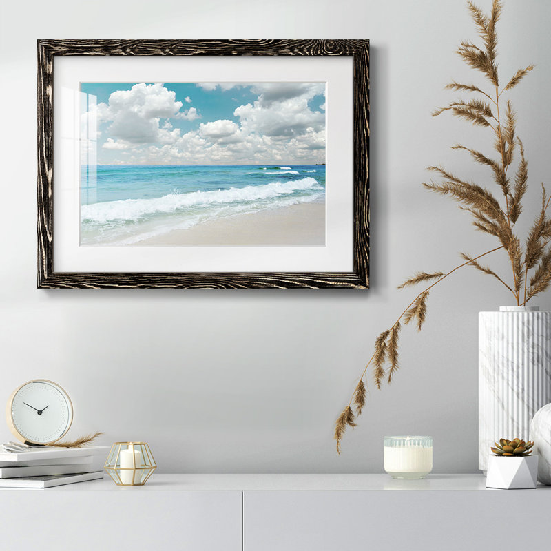 «Beach Bliss», impression sur papier, Noir, H 18 po x l 26 po x P 1,5 po