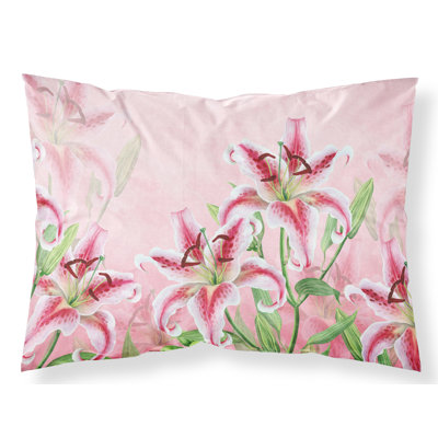 Taie d’oreiller floral lillies